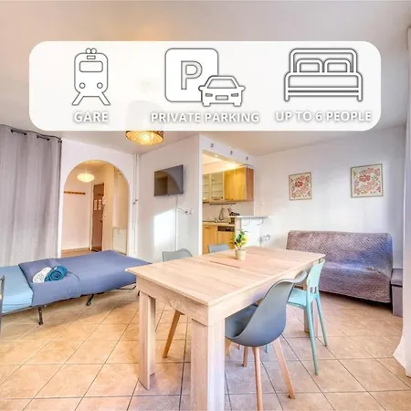Apartman Le Nuage De La Gare - Private Parking
